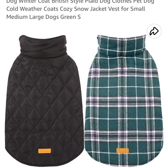 Other - NWT Kuoser Reversible Plaid Coat